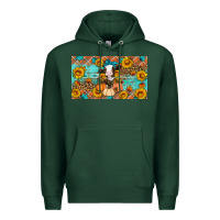 Sports Green Fall cow Premium Hoodie - Artiststas