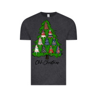 Vintage Black ohh Christmas trees Vintage Tee - RanaPortraitStore