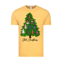 Vintage Mustard ohh Christmas trees Vintage Tee - RanaPortraitStore
