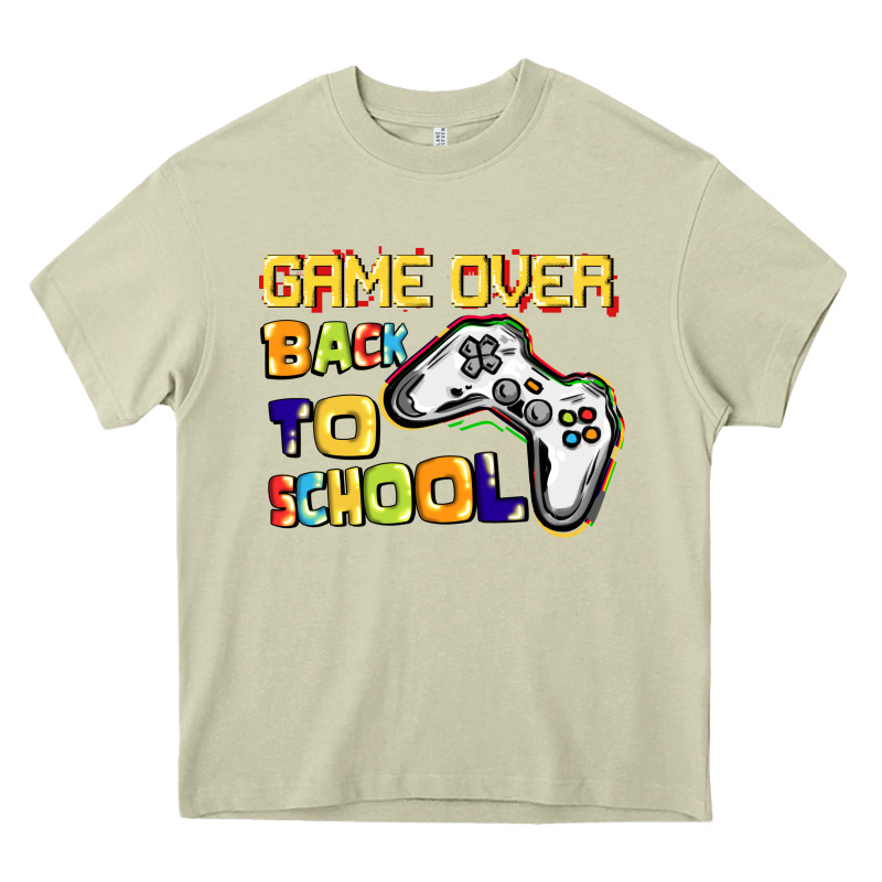 Game Over Back To School Heavy Core Tee by CowGirlArtShop | Teevron