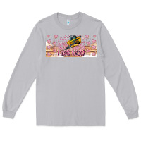 Moon Dust I Dig You Valentine 16oz Long Sleeve Tee - CowhideDigitalArt