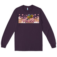 Plum I Dig You Valentine 16oz Long Sleeve Tee - CowhideDigitalArt