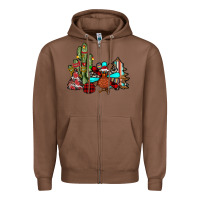 Chestnut christmas turkey Zipper Hoodie - JahusDesignShop