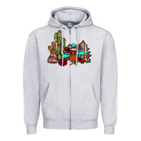 Heather Grey christmas turkey Zipper Hoodie - JahusDesignShop