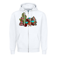 White christmas turkey Zipper Hoodie - JahusDesignShop
