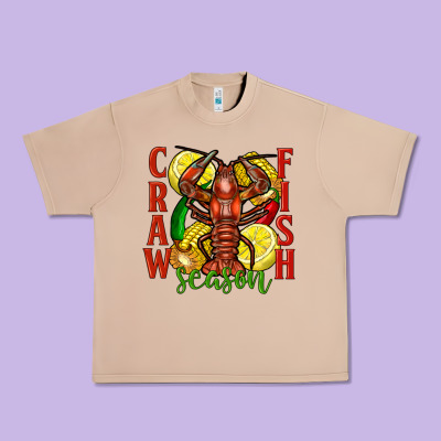 Crawfish Season Urban Heavy Tee Designed By Fadigitalartstudio