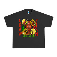Pigment Black crawfish season Urban Heavy Tee - FaDigitalArtStudio