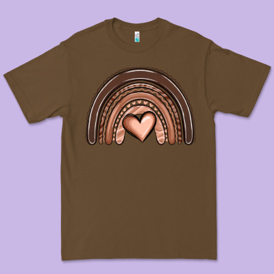 Melanin Rainbow Premium Tee Designed By Oliviacreatesart