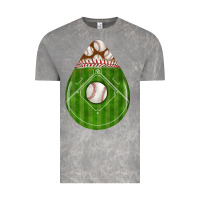 Cloud Rock baseball and western roses teardrop Vintage Tee - BundleAndBundleShop