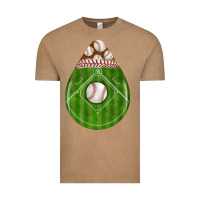 Vintage Coffee baseball and western roses teardrop Vintage Tee - BundleAndBundleShop