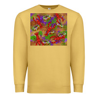 Antique Gold mardi gras crawfish king cake Premium Sweatshirt - RanaPortraitStore