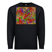 Black mardi gras crawfish king cake Premium Sweatshirt - RanaPortraitStore