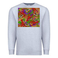 Heather Grey mardi gras crawfish king cake Premium Sweatshirt - RanaPortraitStore