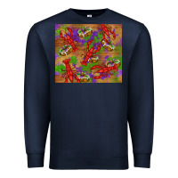 Navy mardi gras crawfish king cake Premium Sweatshirt - RanaPortraitStore