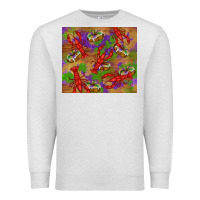 Oatmeal Heather mardi gras crawfish king cake Premium Sweatshirt - RanaPortraitStore