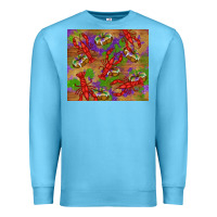 Ocean Blue mardi gras crawfish king cake Premium Sweatshirt - RanaPortraitStore