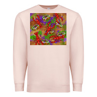 Pale Pink mardi gras crawfish king cake Premium Sweatshirt - RanaPortraitStore