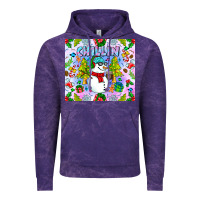 Cloud Purple Chillin Snow Vintage Hoodie - CowhideDigitalArt