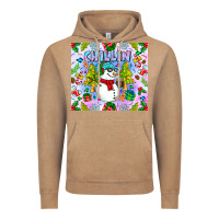 Vintage Coffee Chillin Snow Vintage Hoodie - CowhideDigitalArt