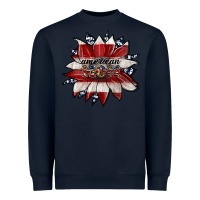 Navy american mom Heavyweight Sweatshirt - JahusDesignShop