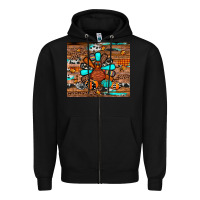Black turkey Zipper Hoodie - JahusDesignShop