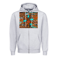 Heather Grey turkey Zipper Hoodie - JahusDesignShop