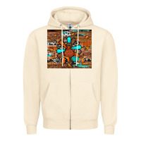 Sandshell turkey Zipper Hoodie - JahusDesignShop