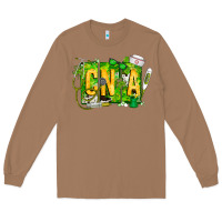 Toasted Coconut St. Patricks Day Cna Long Sleeve Tee - CowhideDigitalArt