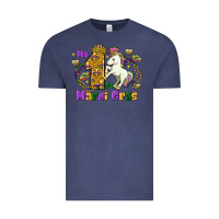 Vintage Denim my first mardi gras unicorn Vintage Tee - FaDigitalArtStudio