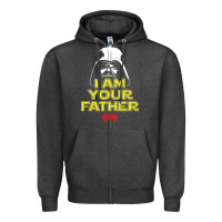 Charcoal Heather i am your father darth vader for dark Zipper Hoodie - artisFamous