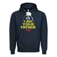 Navy i am your father darth vader for dark Zipper Hoodie - artisFamous