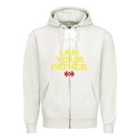 Oatmeal Heather i am your father darth vader for dark Zipper Hoodie - artisFamous