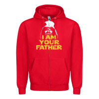 Red i am your father darth vader for dark Zipper Hoodie - artisFamous