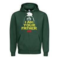 Sports Green i am your father darth vader for dark Zipper Hoodie - artisFamous