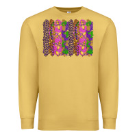 Antique Gold mardi gras brushstrokes Premium Sweatshirt - RanaPortraitStore