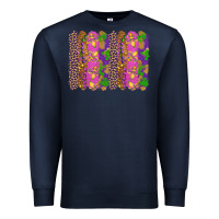 Navy mardi gras brushstrokes Premium Sweatshirt - RanaPortraitStore