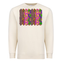 Sandshell mardi gras brushstrokes Premium Sweatshirt - RanaPortraitStore