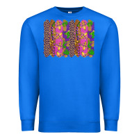 True Royal mardi gras brushstrokes Premium Sweatshirt - RanaPortraitStore