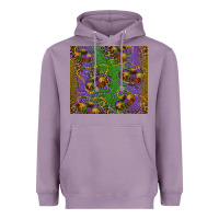 Lavender mardi gras king cake leopard Heavyweight Hoodie - RanaPortraitStore