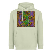 Matcha mardi gras king cake leopard Heavyweight Hoodie - RanaPortraitStore