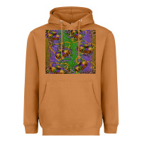 Meerkat mardi gras king cake leopard Heavyweight Hoodie - RanaPortraitStore