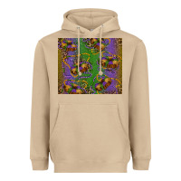 Mardi Gras King Cake Leopard Heavyweight Hoodie | Teevron
