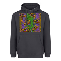 Smoke mardi gras king cake leopard Heavyweight Hoodie - RanaPortraitStore