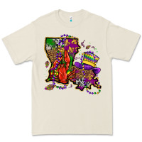 Bone mardi gras louisiana map Premium Tee - OliviaCreatesArt