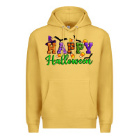 Antique Gold Happy halloween Premium Hoodie - Artiststas
