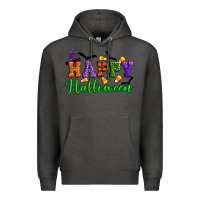 Charcoal Heather Happy halloween Premium Hoodie - Artiststas