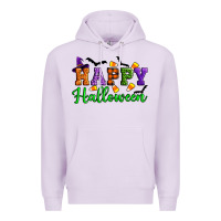 Lilac Happy halloween Premium Hoodie - Artiststas