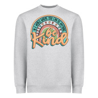 Heather Grey be kind Heavyweight Sweatshirt - JahusDesignShop