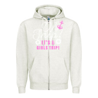 Oatmeal Heather oh snip it's a girls trip for dark Zipper Hoodie - artisFamous
