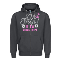 Smoke oh snip it's a girls trip for dark Zipper Hoodie - artisFamous